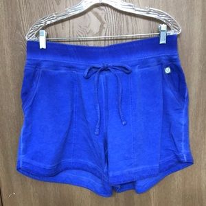 Blue LIVI Velour Shorts Size 10/12